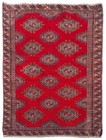 Rare Hand knotted Vintage Pakistani Bokhara Jhaldar Wool Area Rug 5.3 x 3.5 Ft — photo 1