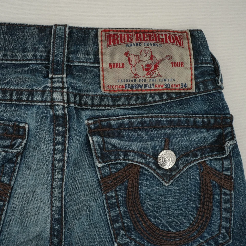 True Religion Women’s World Tour Billy Jeans Size 30 - Image 4 of 4