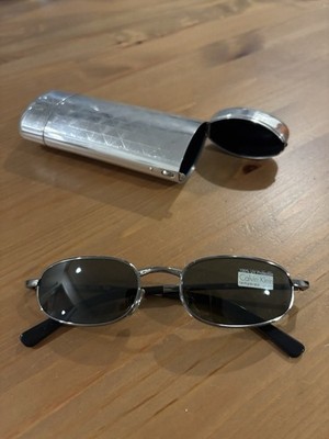 Calvin Klein Sonnenbrille Metallgestell mit Etui   100% UV Protection, Vintage