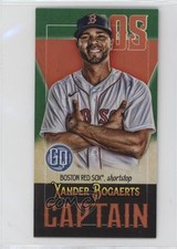 2021 Topps Gypsy Queen Captains Minis Green 89/99 Xander Bogaerts #CM-XB 0b2