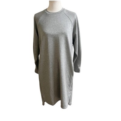B. Young The Collection Travel Sweatshirt Dress Size Small Oversized Gray Pocket