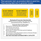 Generator Interlock Kit for Siemens/Murray 150-200 Amp Panels, Silver