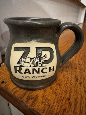 Deneen Pottery 7D Ranch Stoneware Gray Mug Cody Wyoming 2009