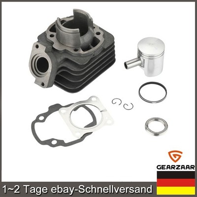 Ersatz Zylinder Set 50ccm Für PEUGEOT Elystar 50 E2 G1A 2T AC 04- 2-Takt