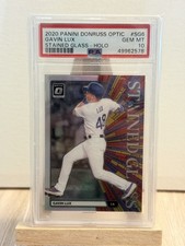 Panini 2020 Donruss Optic Stained Glass Gavin Lux #SG-6 Holo Prizm RC PSA 10