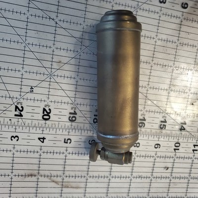 Motorcycle Empty Brass Miniature Mini Fire Extinguisher Vintage 1950's Aircraft