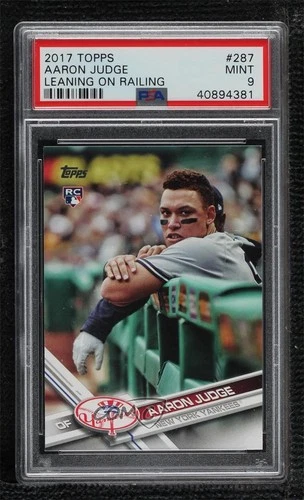 2017 Topps Update Variation SP Aaron Judge #287 PSA 9 MINT Rookie RC