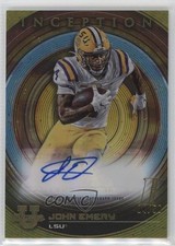 2022-23 Bowman Inception University Gold Foil V2 4/50 John Emery Jr Auto 0zj6