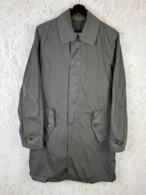 Baracuta G10 Garment Dyed Rain Coat Grey Size 38