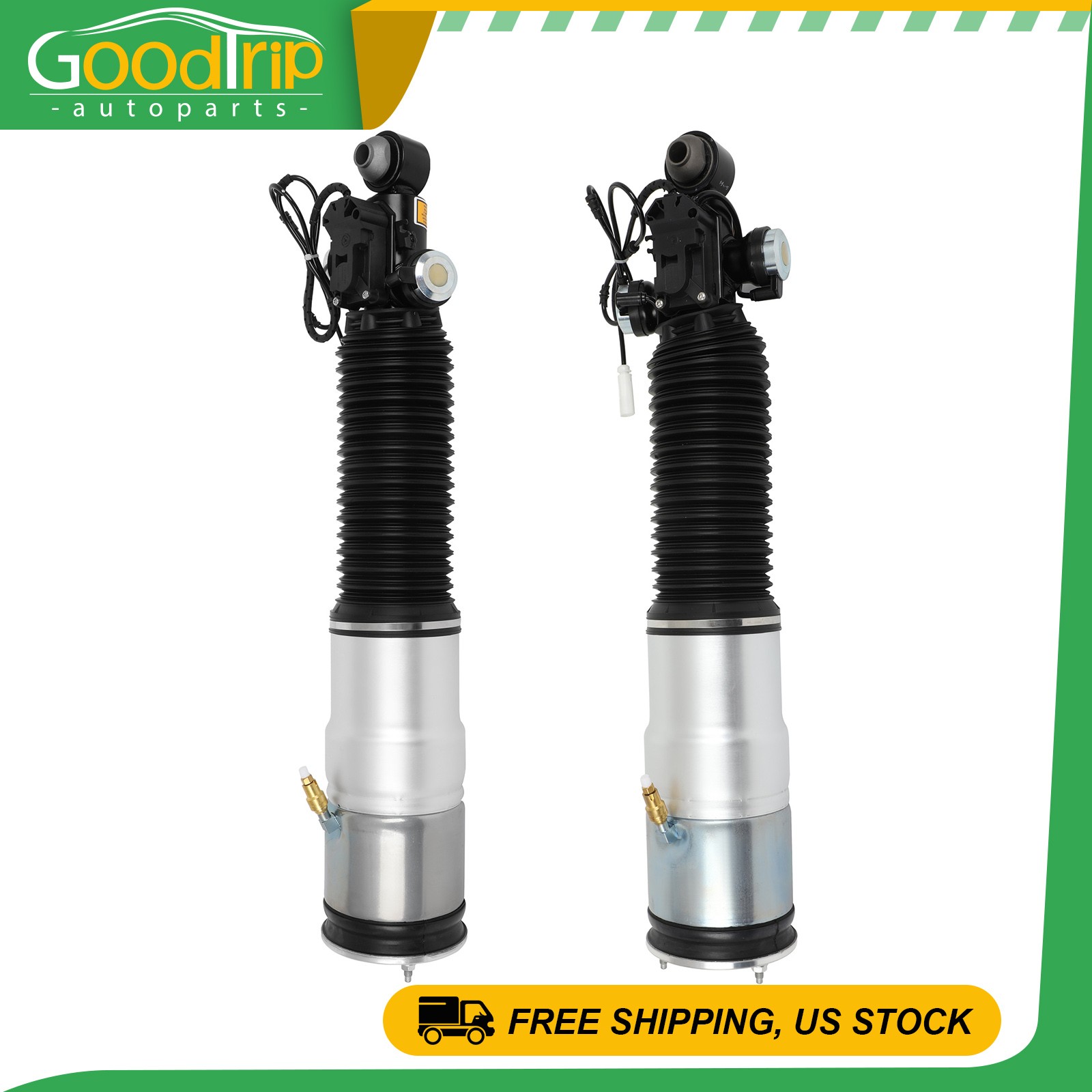 Rear 2pc For 37126795873 Rolls Royce Ghost 08-19 Air Strut Shocks Air Suspension