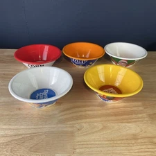 2023 Kelloggs Cereal Bowls COMPLETE SET Of 5 New Plastic