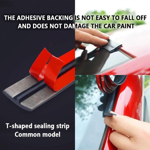 Upgrade Your Ride: 16.4ft Adhesive EPDM Rubber Strip for Sunroof & Windshield - Picture 7 of 9