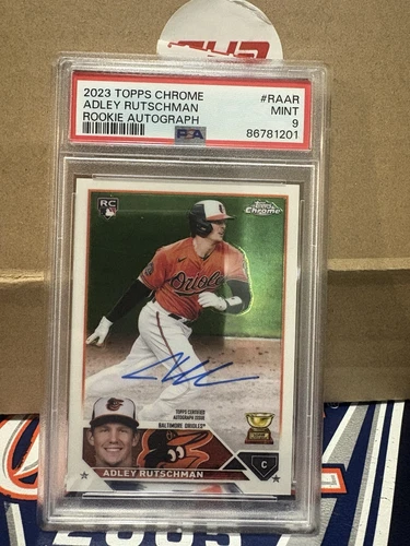 2023 Topps Chrome - Rookie Autographs Adley Rutschman #RA-AR (AU, RC)