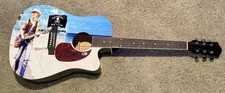 KENNY CHESNEY SIGNED CUSTOM ACOUSTIC GUITAR COUNTRY MUSIC AUTOGRAPHED BAS COA