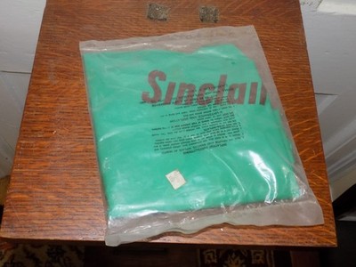 Vintage Large Four legged Sinclair Green Blow Up Dinosaur Sealed in Package