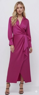 JONATHAN SIMKHAI BEAUTIFUL MAGENTA PINK DRESS Size 8