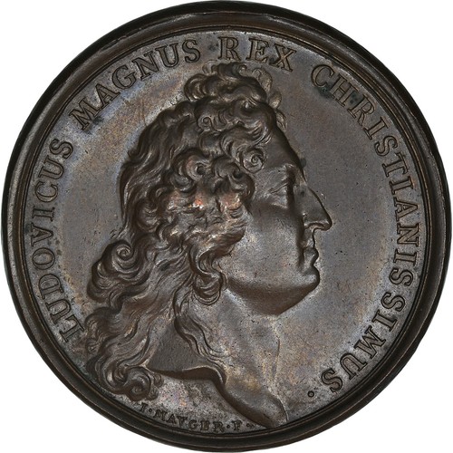 [#181848] Frankrijk, Medaille, Louis XIV, La Maladie du Roi, 1686, Mauger, PR, K - Afbeelding 1 van 2