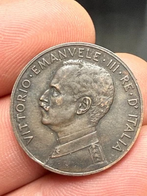 Italie, 5 centesimi 1918! 5,07 g - Photo 1/3