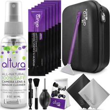 Professional Camera Cleaning Kit, Lens and Sensor Cleaner, All Natural Cleaner