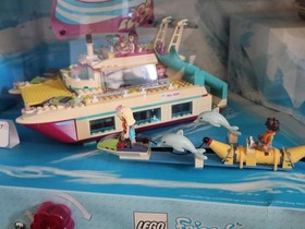 Display lego friends, 41317, sunshine catamaran, shop display, shop