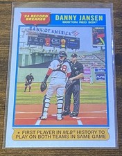 Danny Jansen 2025 Topps Heritage ‘24 Record Breaker #6 Boston Red Sox