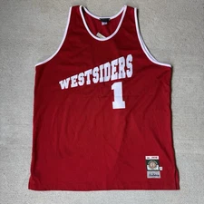 NEW Holcombe Rucker Vintage Basketball Courts Stall & Dean Westsiders Jersey 56