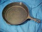 Orig 1920s GRISWOLD Cast Iron No 8 SKILLET w Small Logo