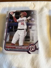 2022 Bowman Draft (32) Cards #BD-23 Elijah Green (NATIONALS) 1st Bowman