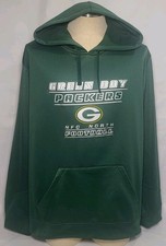 NFL Team App TX3 Warm Green Bay Packers NFC North Football Green Hoodie 3X Used