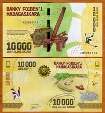 Madagascar, 10000 Ariary, ND (2025), P-103 New Signature, UNC
