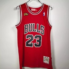 Men Michael Jordan #23 Final Edition Retro Red Jersey / 97-98 Season