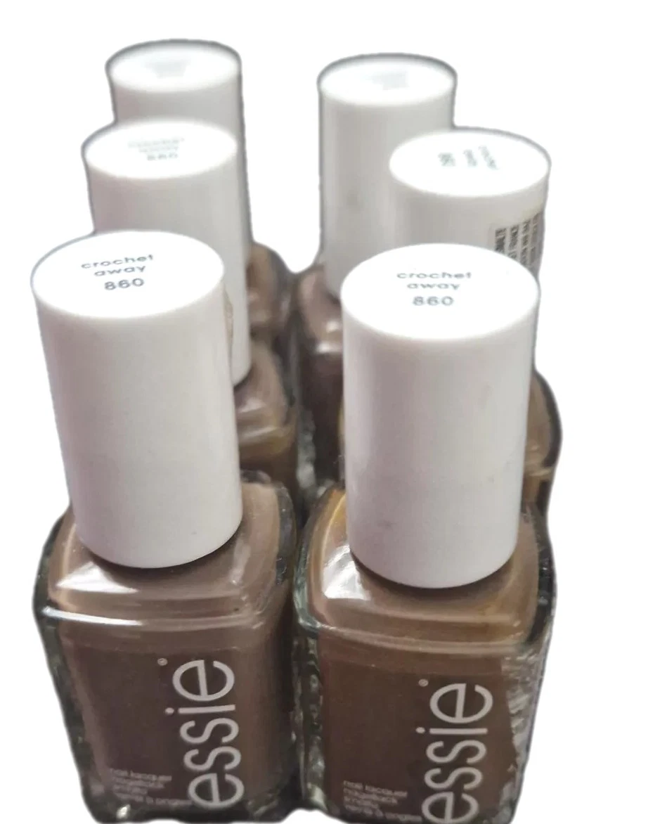6 X ESSIE Nail Polish Lacquer CROCHET AWAY 860 13.5mls