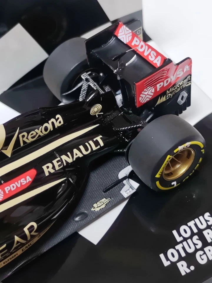 PMA 1/43 Lotus Renault E22 #8 R. Grosjean 2014 modello in resina nuovo - Immagine 4 di 4