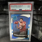 2017 Panini Donruss Rated Rookie Patrick Mahomes II #327 PSA 9