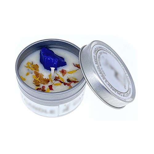 Dry Flower Crystal Stone Aromatherapy Candles For Bath Healing Spa-lavender UK5 - Picture 3 of 16