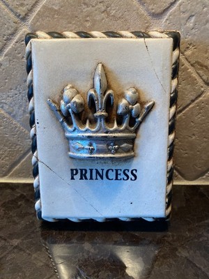 Sid Dickens Retired Gallery Tile T 59 Princess (Silver) Crown
