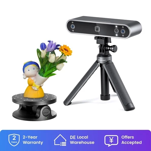 Revopoint POP 3 Plus 3D Scanner Advanced 0.04mm Precision 18fps Handheld Scanner