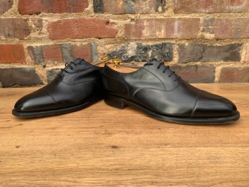 Church's Cheaney Zapatos Hombre Oxford Tapas GB 9 F US 10 Eu 43 Worn Vez O Twice - Imagen 1 de 14