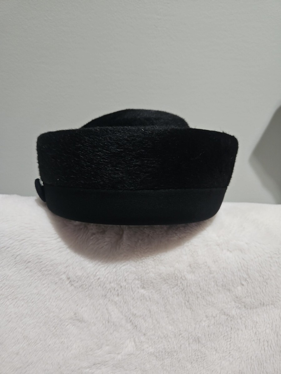 Classy Dress Hat / Church Hat by Oleg Cassini Vintage Designer OLEG CASSINI Mod Hat 1960 main image 2