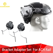 OPSMAN EARMOR Tactical Headset Rail Adapter Set Bracket For ACH Rail Helmets M11
