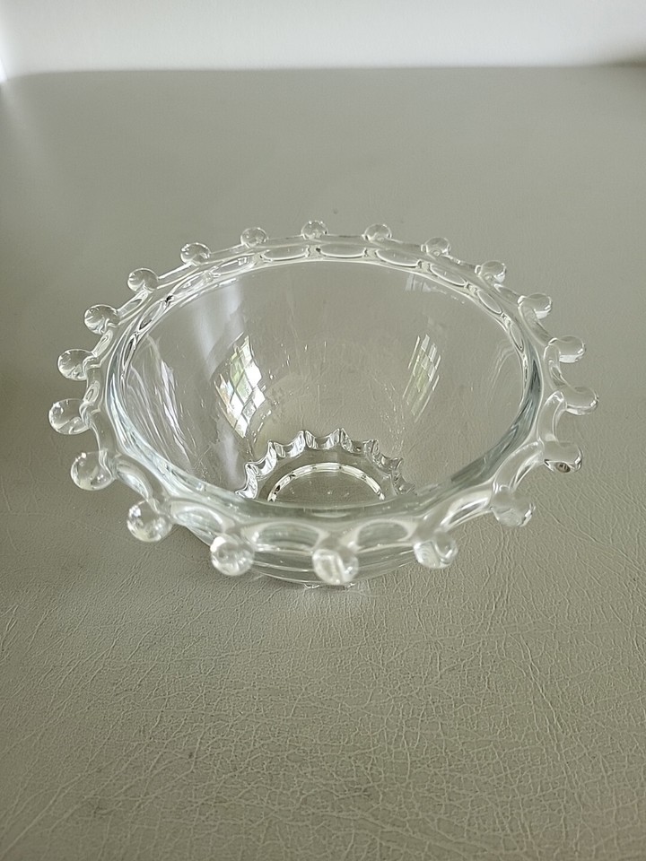 HEISEY LARIAT PATTERN CRYSTAL BOWL 2 3/4" H & 4 1/4" WideElegant