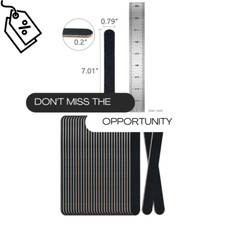 30 Pack Double Sided Emery Boards Nail File 100/180 Grit for Acrylic Nails