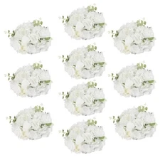 Flower Balls for Wedding Centerpieces 10pcs Fake Flower Ball Arrangement Bouquet