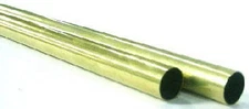 K & S 1146 Round Tube, Brass, 5/32 OD x 36 In. - Quantity 5