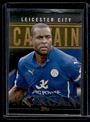 2014 Topps Premier Gold Captain Black /25 Wes Morgan Leicester City