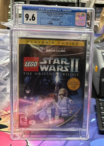 CGC 9.6 A+ Seal LEGO Star Wars II Player's Choice (Nintendo GameCube, 2006) New