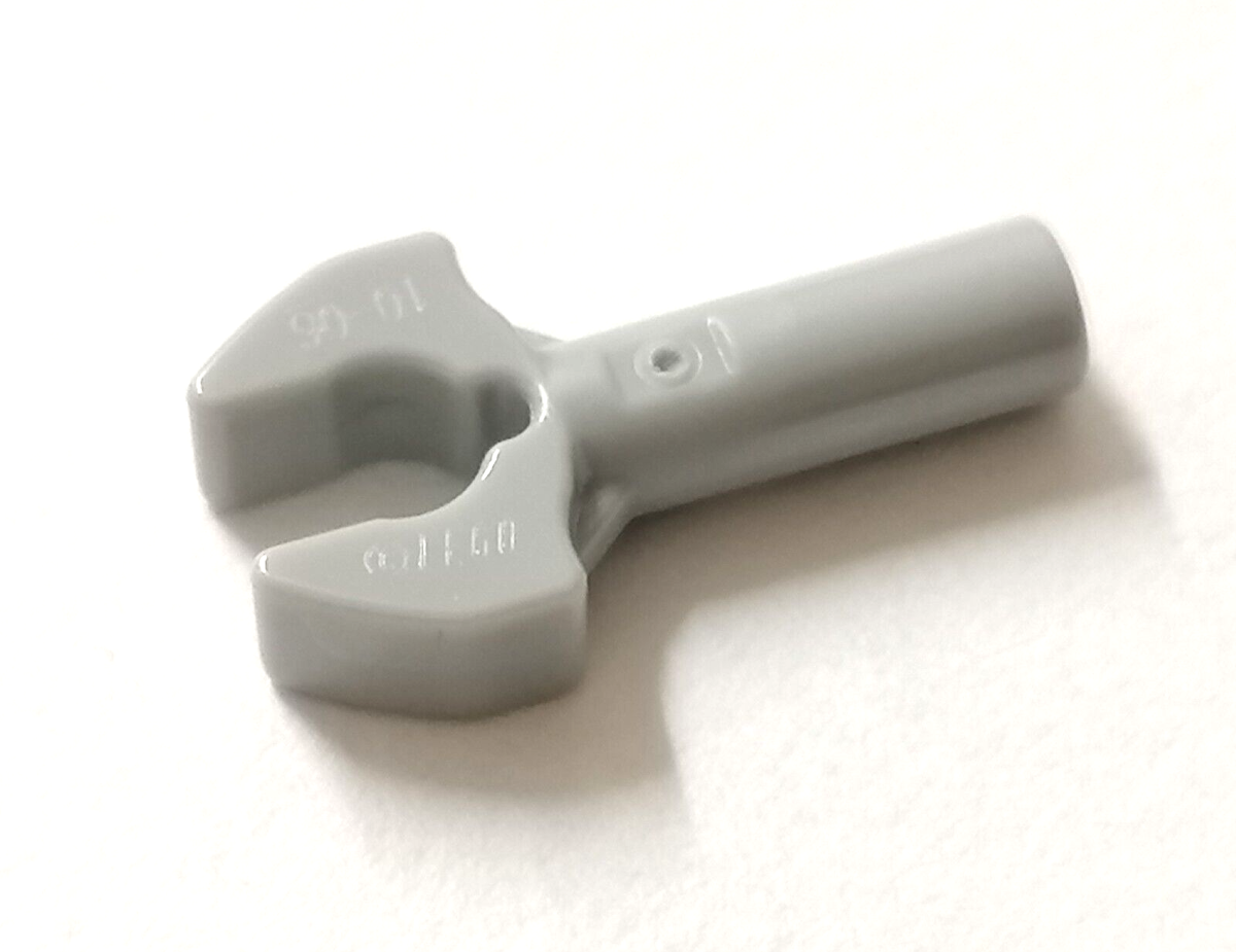 ひでページ Lego 48729b - Light Bluish Grey Bar 1L with Clip Mechanical Claw