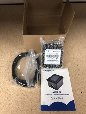Rakinda LV4500 Fixed Mount High Speed USB Barcode Scanner