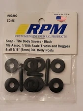 RPM 80302 - Snap-Tite Body Savers, 3/16" Posts, Associated Trucks