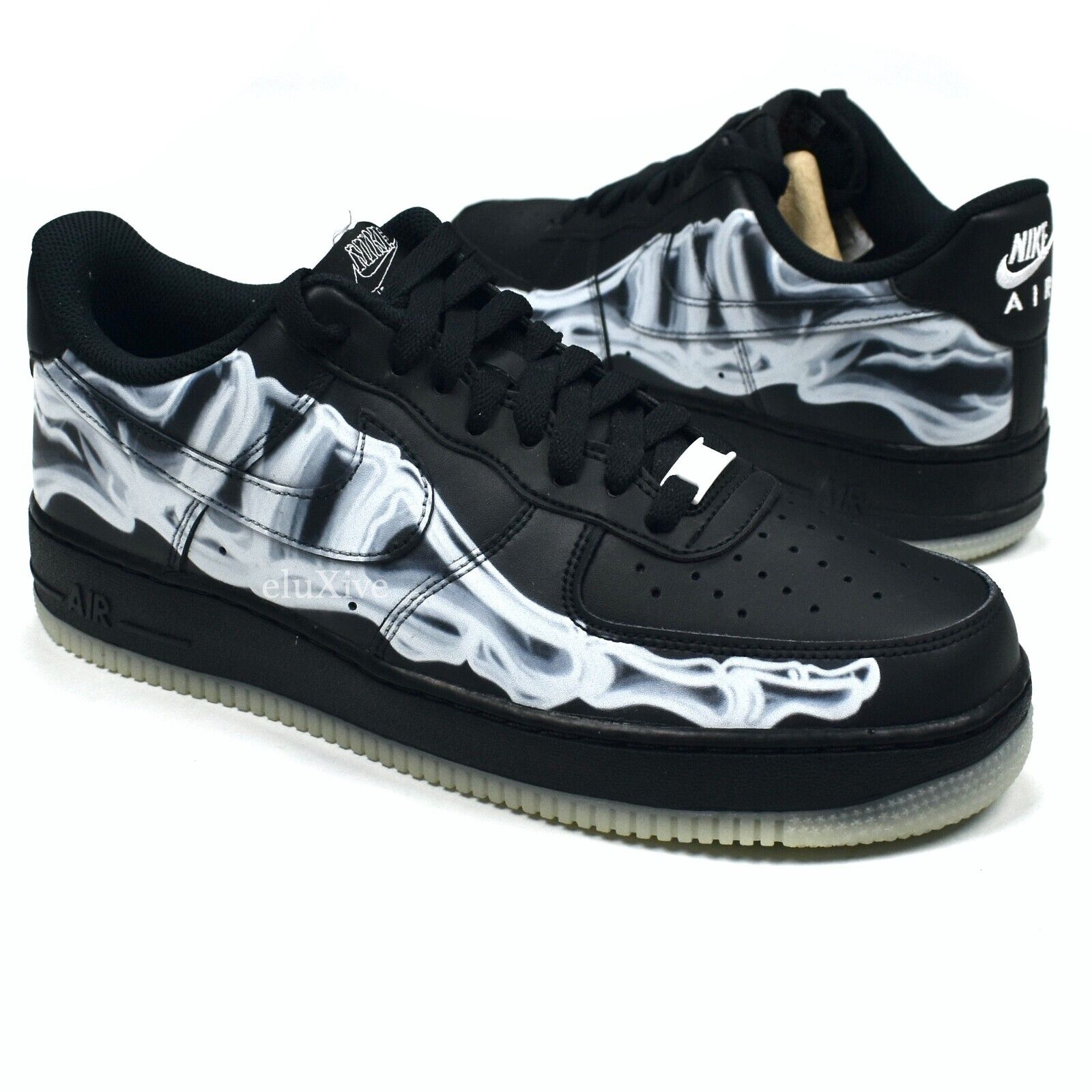 piloot Het koud krijgen Desillusie Size 11 - Nike Air Force 1 '07 QS Black Skeleton 2019 for sale online | eBay